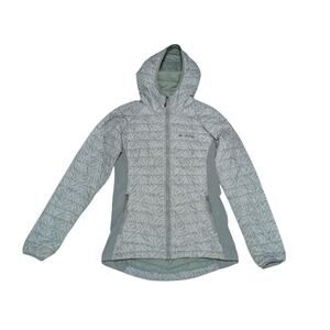 Columbia South Valley Hybrid Hooded Jacket Womens Small Puffer Coat Winter Ski
